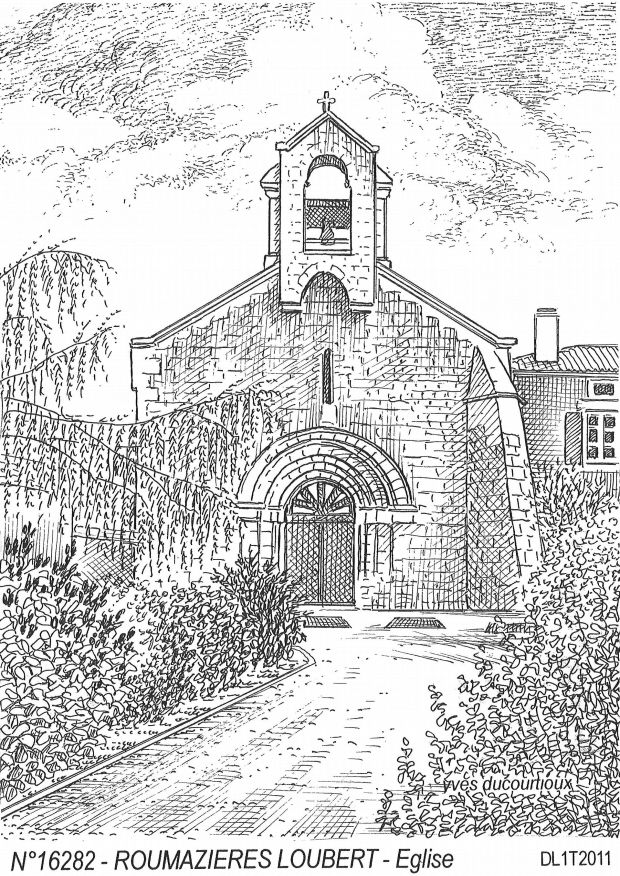 N 16282 - ROUMAZIERES LOUBERT - église